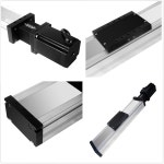 FUYU FSL120 선형 스테이지 중부하 가이드 모션 볼 스크류 CNC 액추에이터 슬라이드 테이블 Nema34 3상 스테퍼 모터 [1500mm 스트로크... 