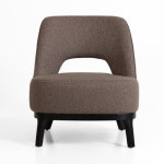 알리오소파 팔걸이 심플 패브릭 휴게실 1인 안락의자 : 가구온