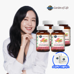 가든오브라이프 유기농 여성 종합 멀티 비타민 영양제 30정, 4개 : 센트럴팜