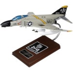스칼레크래프트 F-4 팬텀 II 네이비 VF-84 졸리 로저스 데스크톱 디스플레이 비행기 모델 스케일 1/40 : 미라클코어