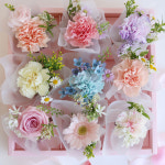 생화 꽃 플라워박스 기념일 생일 꽃배달 꽃 기프트박스 : 라봄플라워