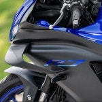 MTKRACING 야마하 YZF-R7 디플렉터 전면 사이드 스포일러 윙렛 공기역학 윙 ABS 블랙 스포일러 키트 R7 2021-2023 오토바이 : 리치110