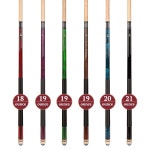 아스카 L2 당구장 큐 스틱 세트 58인치 하드 록 캐나다 메이플 5/16x18 조인트 1 Set of 3 Sticks : 퍼스널쇼핑허브