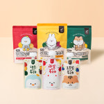 [첫 구매] 리틀스푼 유기농 쌀과자 3종+국산 아기퓨레 3종 : 리틀스푼