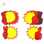 시노바 브이 엄지 톱니모양 쇼카드 10개 매장쇼카드 : 신나라마트