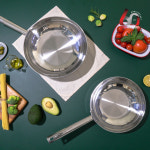 한일스텐레스 통5중 리얼파이브 IH 스텐 궁중팬 28cm : 한일스텐레스 주식회사