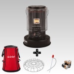 토요토미 옴니230 대류형 등유 난로 세트 정식수입 (분체도장 가능) : 캠핑부르쓰