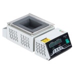 디핑기 용광로 주석로 용해로 납땜 소형 온도조절 P801G 스테인리스 스틸 100x80mm : CHAOBUY