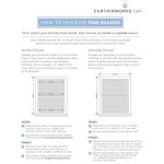 커튼웍스 팜 윈도우 쉐이드, 47인치 W x 64인치 L, 린넨 Linen 31 W x 64 : 코디피크