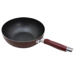 가벼운 26센티 영업용 웍 26 센치 업소용 궁중팬 북경 중식 코팅 중화 튀김 웍 볶음팬 26cm, 레드 : 마바고