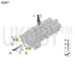 단일 와이어 씰링 부품 요소 O 링 스타 스크류 드라이브 육각 볼트 13627525014 13627546660 : booruby