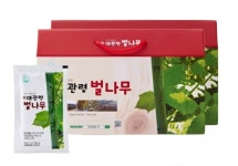 [자연건조100일] 대관령 벌나무즙 해발700고지 액기스 100% 순액  2박스(60포) : 대관령 벌나무 농장