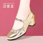 라인댄스구두 낮은굽 라틴 연습화 공연 실버 골드 재즈 탱고 사교 1. 34 골드 5cm : 팔아서