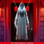 2D 할로윈 공포 해골 신부 배경 천 분위기 유령의 집 실내 및 장식 : 아름찬샵