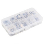 M2M12 와셔 플랫 금속 가스켓 스틸 스테인레스 패스너 일반 키트 580PCS 분류 : 모오루