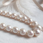 10mm AAA급 최상급 14k 10mm 담수 진주목걸이 : 펄마켓