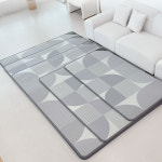 한일의료기 거실용 난방 온열 탄소 전기장판 유니크그레이, 중형 : 웰빙한일의료기