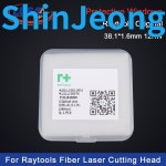 납품전문 LUSAI 10 개/몫 Raytools 원래 보호 렌즈 Windows 38.1x1.6mm 12KW 211LCG0076 BM114S BM115 섬유 레이저 커팅 헤드... 
