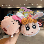 짱구는 못말려 캐릭터 얼굴 동전지갑 파우치 키링 가방고리 : 구구맘