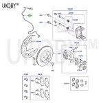 브레이크 캘리퍼 더스트 커버 볼트 SEM500062 SEM500080 SEM500062 : booruby