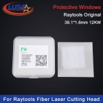 납품전문 LUSAI 10 개/몫 Raytools 원래 보호 렌즈 Windows 38.1x1.6mm 12KW 211LCG0076 BM114S BM115 섬유 레이저 커팅 헤드... 