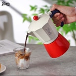 빈쿠 모카포트 150/300ml 스토브탑 에스프레소 메이커 캠핑 커피 메이커 2-3인용 : 주식회사 미로