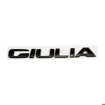 Q2 Q4 GIULIA VELOCE STELVIO Ti 배지 alfa romeo refir 후면 부츠 자동차 액세서리 트렁크 라벨 로고 용 광택 검정색 자동차 스티커... 