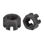 Awclub 헥사곤 슬롯 너트, M12 x 1.75mm GB58 카본 스틸 헥사 캐슬 너트 블랙 - 10팩 M14x2mm(5pcs) : 딜스냅