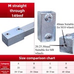 20/25/30/40mm 사각 튜브 커넥터 패스너 무용접 철 파이프 아연 도금 강관 조인트 가드레일 티 베이스 : 소로유통N
