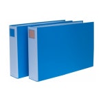 대흥 바인더 P506 파이프2공 6cm 청색 A4 홀간격 8cm 1개 : 우정문구