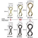 ICERIO 50PCS 황동 싱커 아이 커넥터는 힐트(BSE-1) Do-it 및 필요한 기타 몰드에 적합합니다. : 소로유통N