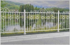 [국내제작] 아트 디자인 휀스 전원주택 울타리 난간 에벤에셀 06형 백색 600 1경간 : 주식회사 에이스휀스