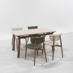 가구쇼 루이넬 포세린 1500 세라믹 4인용 식탁세트 애쉬원목 프레임 : 가구쇼몰