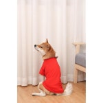 스파조이 개 셔츠 2pcs 소형 대형견 및 고양이 부드럽고 통기성이 좋은 의류 셔츠용 블랭크 소프트 : 리소르