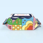 해피아이 물티슈 오리지널 엠보싱 캡형 아기물티슈 100매, 10팩 : 주식회사 유엠씨