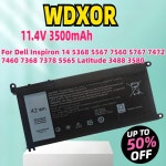 새로운 42Wh WDXOR 노트북 배터리 Dell Inspiron 14 5368 Latitude 용 : YOGI MALL