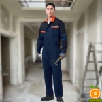 티뷰크 춘하 정비복 단체복 반사띠 고축사 트로피컬 일체형 작업복 스즈키 TB 732 : 오렌지작업복