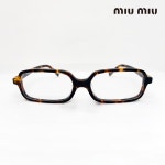 [MIUMIU] 미우미우 안경 하바나 사각 뿔테 SMU11ZF-14L08N(52mm) : 서독옵티크