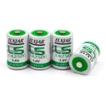 엘자(4팩) LS-14250 1/2 AA 3.6V 리튬 배터리(충전 불가) Saft, 이터나셀, 모디콘 및 라디오 쉑용 - TL-5101, ER14250, 6135-01-435-4... 