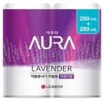 AGNSE LG생활건강 아우라 그레이드 리필 1박스 라벤더, 280ml, 12개 : AGNES