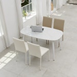 J1276 세라믹 라운드 4인 식탁 세트 1400 : 코베쇼핑