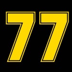 CS-10173 # 재미 있은 비닐 데칼 번호 77 자동차 스티커 트럭 범퍼 뒷 창에 방수 자동 장식 : 공주조유