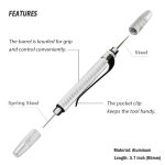 FIRSTINFO H5136 윈드스크린 워셔 스프레이 노즐 클리너 바늘 부식 차단 제거 대만산 : 43서초직구