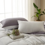 [1+1] 먼지없는 코튼플라워 베개커버 40x60 호텔식 순면 밴딩 : 해피플러스24