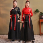 난타의상 개량한복 난타복 옷 사물놀이 여성 댄스 공연복 무대의상 : 명나라마켓