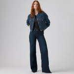 리바이스 여성 318 쉐이핑 와이드 레그 진 다크블루 청바지 001PZ-0012 : 케이엘패션