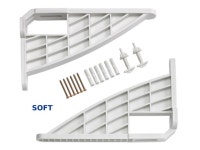 국산 천일피앤씨 세면대 고정 브라켓 피스형 : 소프트 배관 자재
