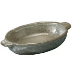 야마시타 공예 11727280 내열 유키시노 타원형 AU GRATIN White glaze : 멍냥N마켓
