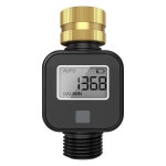 다기능 수량계 IPX5 방수 전자 센서 관개 호스 급수를위한 유량 측정 도구 : 동동이만물상