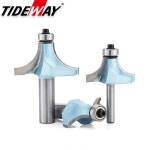 TIDEWAY 산업용 등급 라운드 초경 밀링 비트 코브 도구 커터 목공 슬롯 목재 트리밍 D00101 : 제이유유스토어